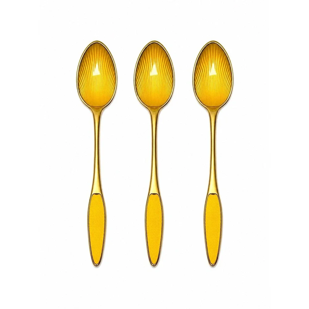 Rare Frigast & A. Michelsen Sterling Guilloche Demitasse Spoons 12 Denmark
